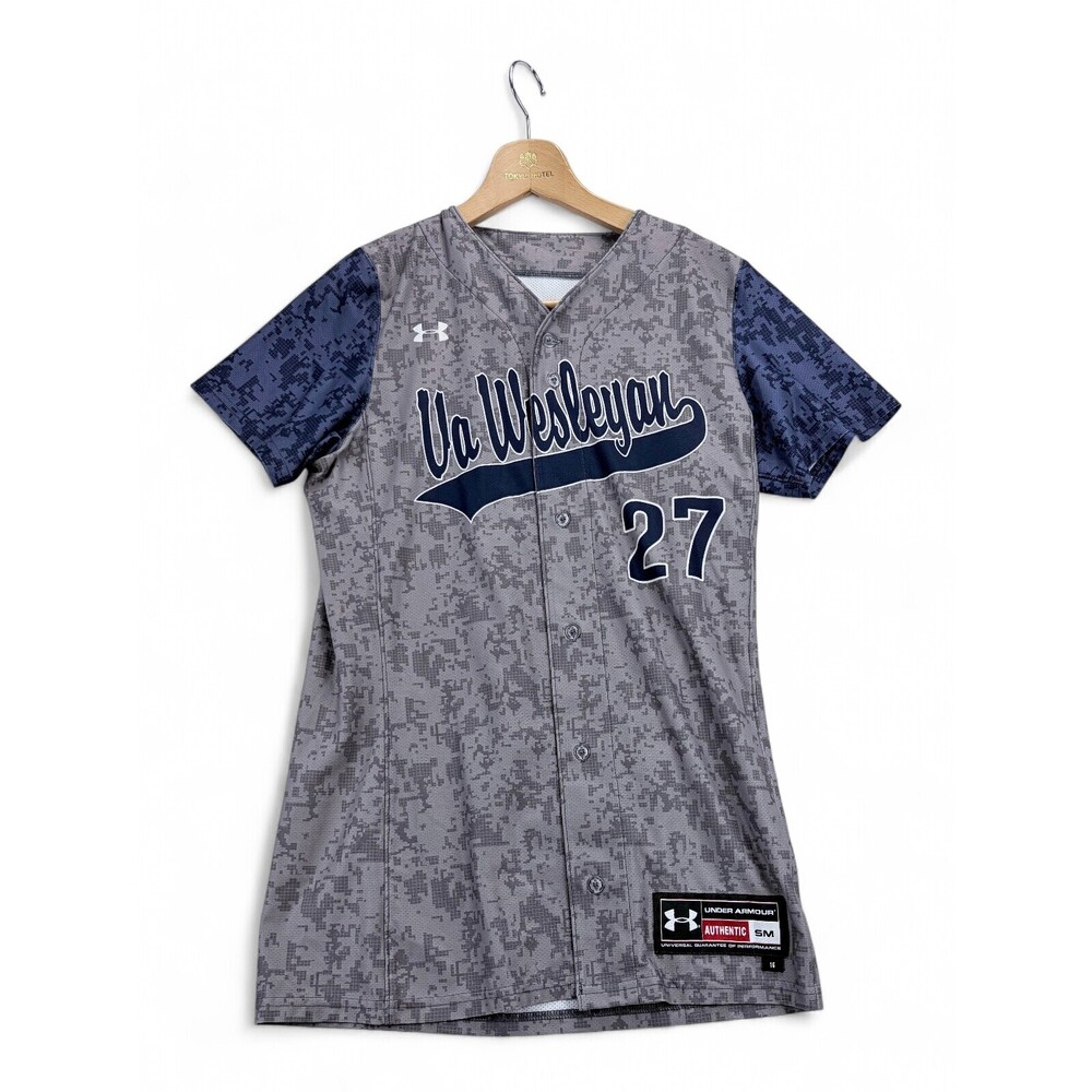 Under‎ Armour Women's Marlins 27 Button-Up Baseball Jersey S